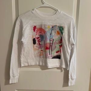 Gap teen, size 12, abstract print shirt